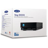 LaCie 1big Dock Thunderbolt 3 18 TB Harde schijf array Thunderbolt 3, DisplayPort, USB 3.2 Gen 2 (USB 3.1), USB 3.2 Gen 1 (USB 3.0), Cardreader Zwart - thumbnail