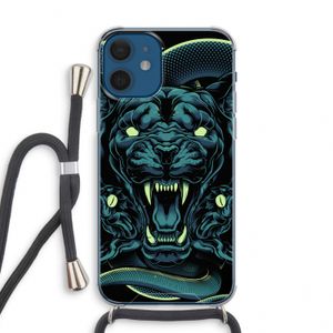 Cougar and Vipers: iPhone 12 mini Transparant Hoesje met koord