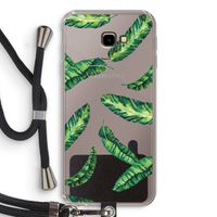 Lange bladeren: Samsung Galaxy J4 Plus Transparant Hoesje met koord