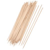 Elite 100x Bamboe houten sate prikkers/spiezen  - bbq sticks - 25 cm   -