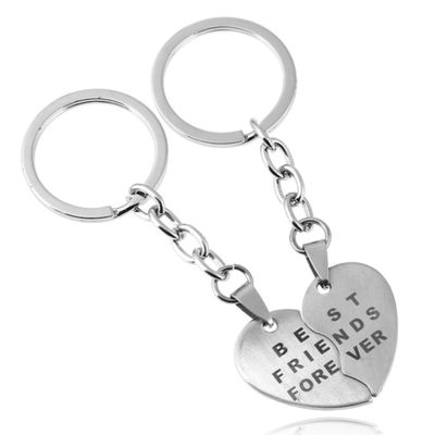 Vriendschap Sleutelhanger Zilverkleurig Best Friend Forever