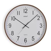Muurklok Versa Plastic Kwarts Hout MDF 5,2 x 50 x 50 cm
