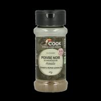 Cook Zwarte peper gemalen bio 45 Gram