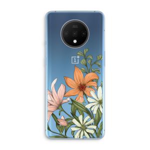 Floral bouquet: OnePlus 7T Transparant Hoesje