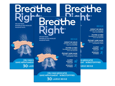 Breathe Right Neusstrips Normale Huid - Large