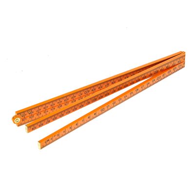 Duimstok met kop plastic 1 meter