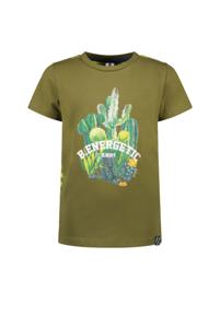 B.Nosy Jongens t-shirt print - Hunter groen