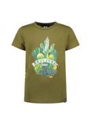 B.Nosy Jongens t-shirt print - Hunter groen