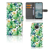 Nokia G10 | G20 Hoesje Orchidee Groen - thumbnail