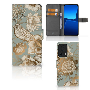 Hoesje voor Xiaomi 13 Lite Vintage Bird Flowers