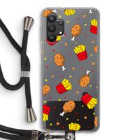 Chicken 'n Fries: Samsung Galaxy A32 5G Transparant Hoesje met koord