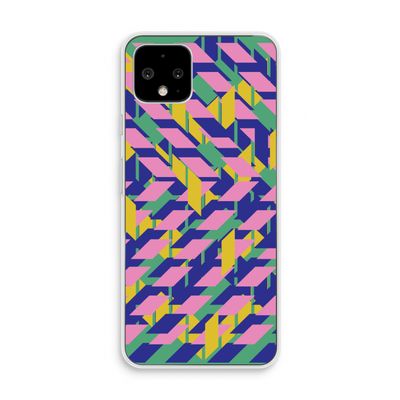 Skew Blush 1: Pixel 4 Transparant Hoesje