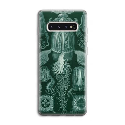 Haeckel Cubomedusae: Samsung Galaxy S10 4G Transparant Hoesje