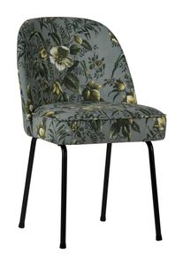 BePureHome Eetkamerstoel 'Vogue Poppy' Velvet, kleur Grijs