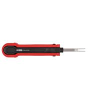 KS Tools 154.0122 Ontgrendelgereedschap voor platte stekkers/platte stekkerhulzen 4,8 mm, 5,8 mm, 6,3 mm (AMP Tyco SPT)