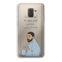 Hotline bling: Samsung Galaxy A8 (2018) Transparant Hoesje