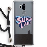 Superlady: LG G7 Thinq Transparant Hoesje met koord