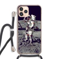 Spaceman: iPhone 11 Pro Max Transparant Hoesje met koord