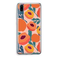 Perzik: Huawei P20 Transparant Hoesje