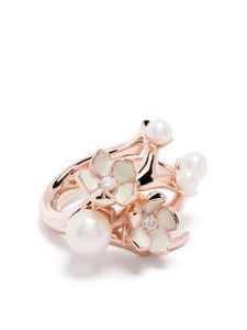 Shaun Leane bague Cherry Blossom ornée de diamants - Rose