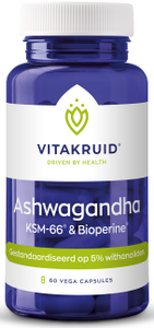 Vitakruid Ashwagandha KSM-66 & Bioperine Capsules