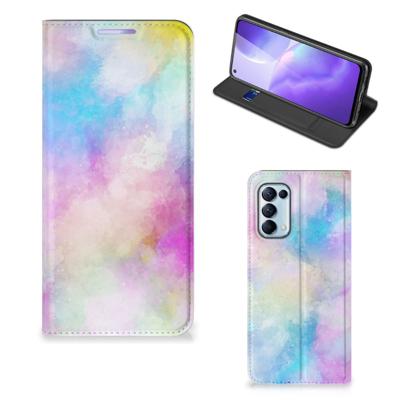 Bookcase OPPO Find X3 Lite Watercolor Light Bookcase OPPO Find X3 Lite Watercolor Light