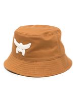 MCM Essential cotton-twill bucket hat - Marron