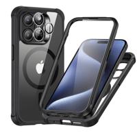 iPhone 15 Pro Armor Tough Case (HaloLock) - Clear Black