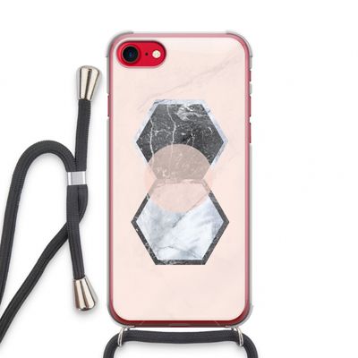 Creatieve toets: iPhone SE 2020 Transparant Hoesje met koord