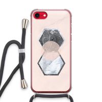 Creatieve toets: iPhone SE 2020 Transparant Hoesje met koord