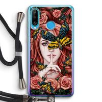Lady Moth: Huawei P30 Lite Transparant Hoesje met koord