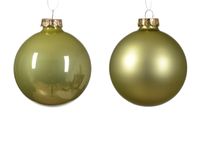 Kerstbal glas d8 cm pstch ass 12st kerst - Decoris