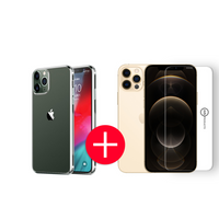 iPhone 12 Pro Max Transparant Hoesje + GRATIS Screenprotector - Transparant - Extra Dun - Apple iPhone 12 Pro Max - Hoes - Cover - Case - Screenprotector kit