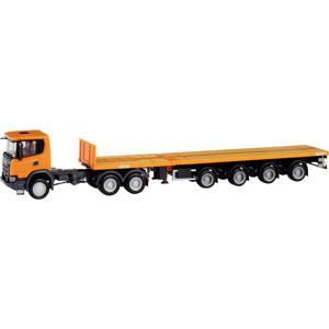 Herpa 311403 H0 Vrachtwagen Scania CG Teletrailer trekker-opleggercombinatie