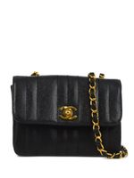 CHANEL Pre-Owned mini sac porté épaule Mademoiselle (1995) - Noir