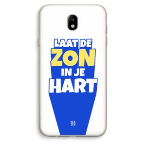 Laat de zon in je hart: Samsung Galaxy J7 (2017) Transparant Hoesje