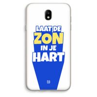 Laat de zon in je hart: Samsung Galaxy J7 (2017) Transparant Hoesje