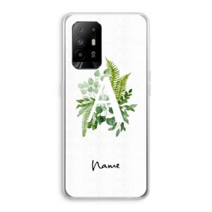 Green Brush: Oppo A95 5G Transparant Hoesje