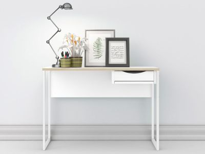 Bureau FUNNY wit/eik