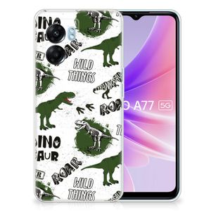 TPU Hoesje voor OPPO A77 | A57 5G Dinosaurus