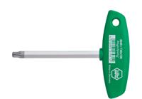 Wiha 364R015100 Stiftsleutel met dwarsgreep TORX® MagicSpring® mat verchroomd T15 x 126 mm - 27966 - thumbnail