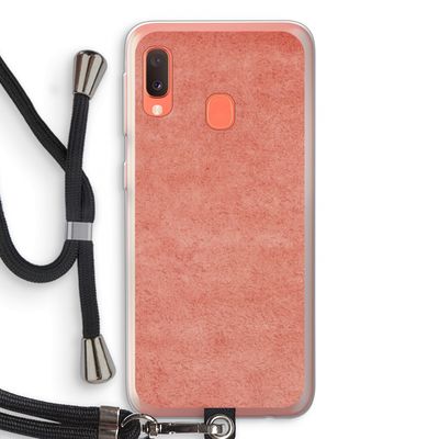 Marrakech Walls: Samsung Galaxy A20e Transparant Hoesje met koord