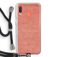 Marrakech Walls: Samsung Galaxy A20e Transparant Hoesje met koord