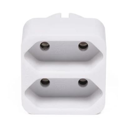 Benson Stopcontact splitter - wit - duo - platte stekkers - 1155 Watt