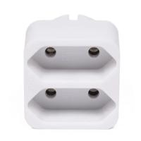 Benson Stopcontact splitter - wit - duo - platte stekkers - 1155 Watt