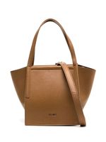 Yu Mei mini sac cabas Milly en cuir nappa - Marron - thumbnail