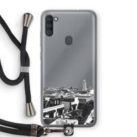 Marrakech Skyline : Samsung Galaxy A11 Transparant Hoesje met koord
