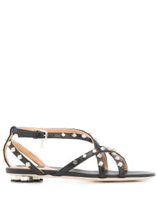 DSQUARED2 sandales à détails cloutés - Noir