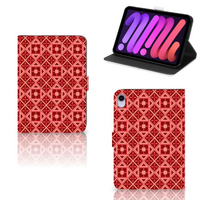 iPad Mini 6 (2021) Tablet Hoes Batik Rood