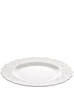 Alessi lot de quatre assiettes rondes texturées - Blanc